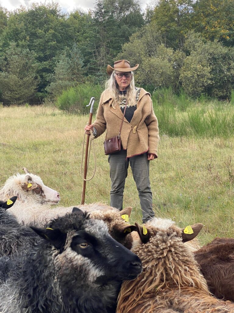 Berit Kiilerich Mouritsen at Lystbækgaard. Partner in the Nordplus project: Short Food Supply schemes. Photo: Viva Sol 