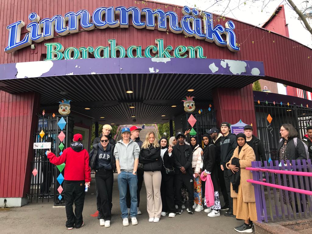 The group from the Nordplus project 'Good Service' visiting Sweden